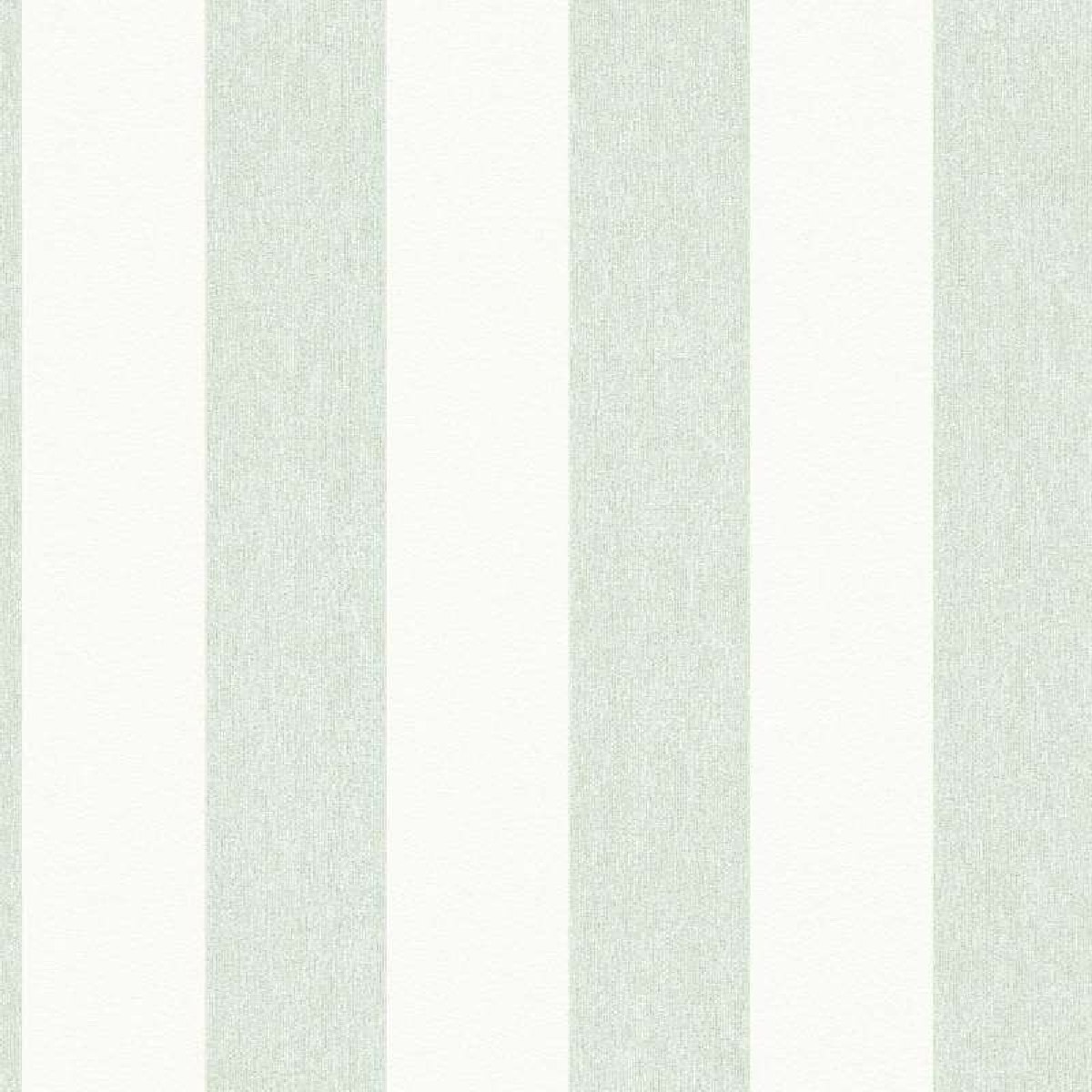 Vliestapete Attractive II 390292 - Streifentapete Muster - Grün, Weiß